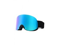 Маска для лыж и сноуборда Sposune HX041-1 Matte Black-Full Revo Blue