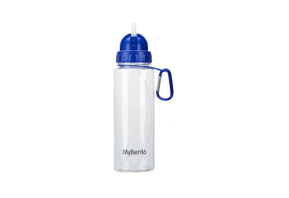 Спортивная бутылка для воды Summit MyBento Bottle With Flip Straw синяя 700 мл
