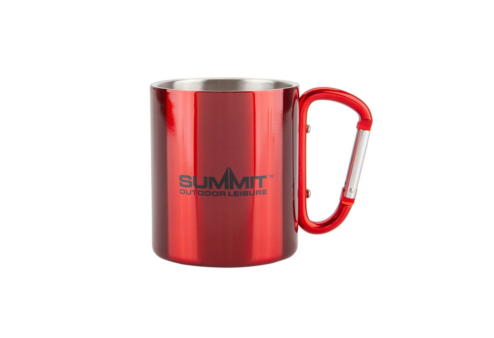 Кружка с ручкой-карабином Summit Carabiner Handled Mug красная 300 мл