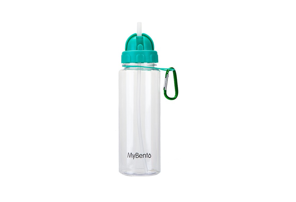 Спортивная бутылка для воды Summit MyBento Bottle With Flip Straw зеленая 700 мл