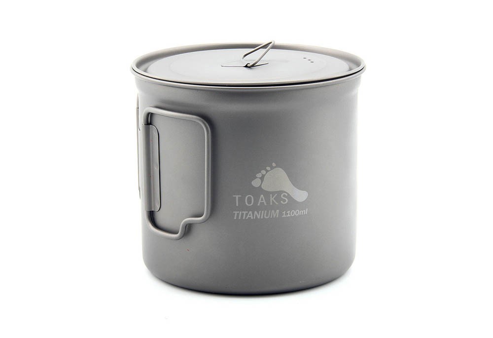 Титановый котелок (чашка) TOAKS Titanium 1100 ml (POT-1100)
